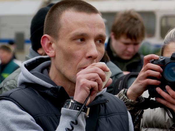 ����������� ������� ����������� �� ������� � ������ ����������������
The speech by Maxim Kalinichenko on the meeting in protection of the political prisoners