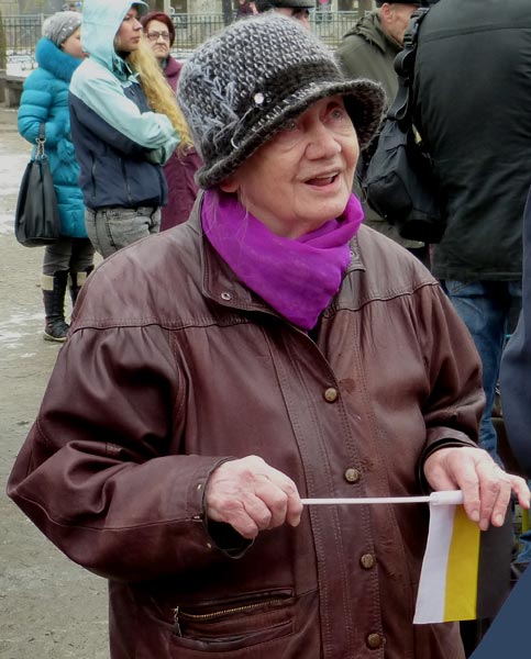 �� ������� � ������ ����������������
On the meeting in protection of the political prisoners