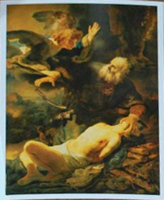 �������� ������� �������� � ������ ���� ������ ������
Postal card �Abraham brings the son Isaac in a victim�