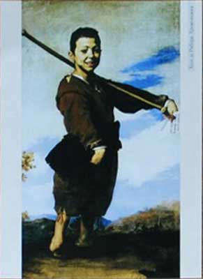 �������� �������. ����������
Postal card �The lame boy by Jusepe de Ribera�