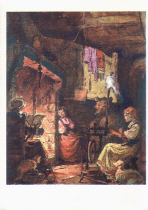 �������� ��.�.������. ������ ������� �����
Postal card �Fairy tales of the brothers Grimm by V.I.Tauber�