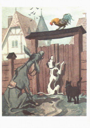 �������� ��.�.������. ������ ������� �����
Postal card �Fairy tales of the brothers Grimm by V.N.Minayev�