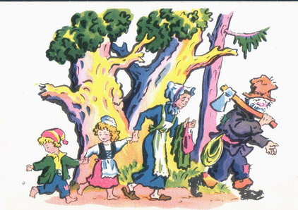 �������� ��.�.��������. ������ ������� �����
Postal card �Fairy tales of the brothers Grimm by B.M.Kalaushin�