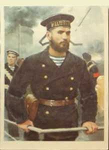 �������� �� ������ ������ ����������� ������
Postal card from set �Heroes of the civil war�