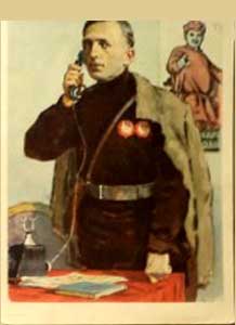 �������� �� ������ ������ ����������� ������
Postal card from set �Heroes of the civil war�