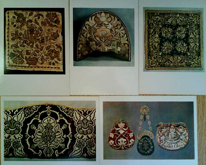 ����� �������� �������� �������� ������
Set of postal cards �Russian gold embroidery�