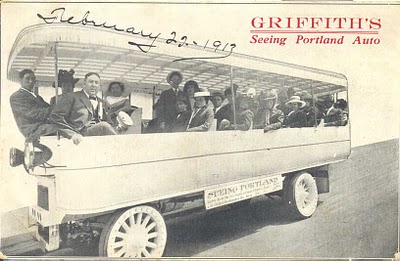 ��������. ������������ �������� ������� ���������
Postal card. Griffith's Portland Sightseeing Bus