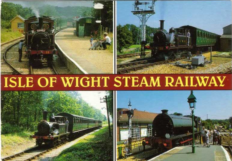 �������� ��������� ������ ������� ����
Postal card �Isle of Wight Steam Railway�