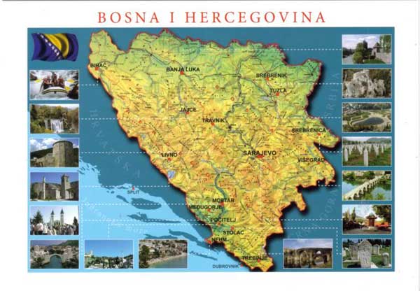 �������� ������� � �����������
Postal card �Bosnia and Herzegowina�
