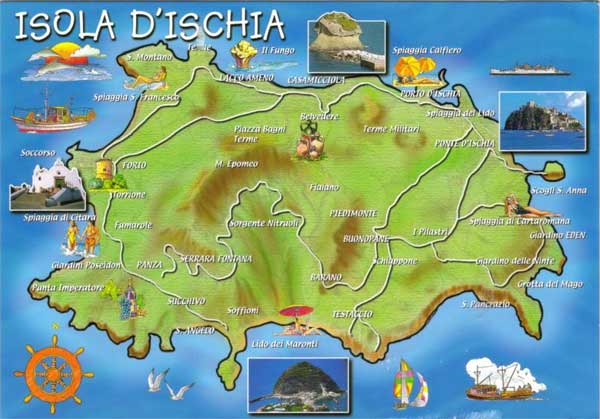 �������� ������� ������
Postal card �Ischia island�