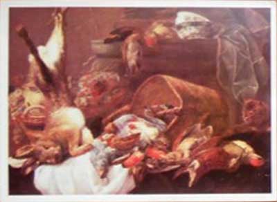 �������� ����� �. ��������� ������
Postal card �Jan Fyt. The hunting production�