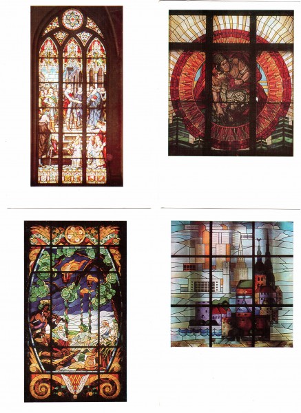 ����� �������� �����. �������
Set of postal cards �Riga. Stained-glass windows�