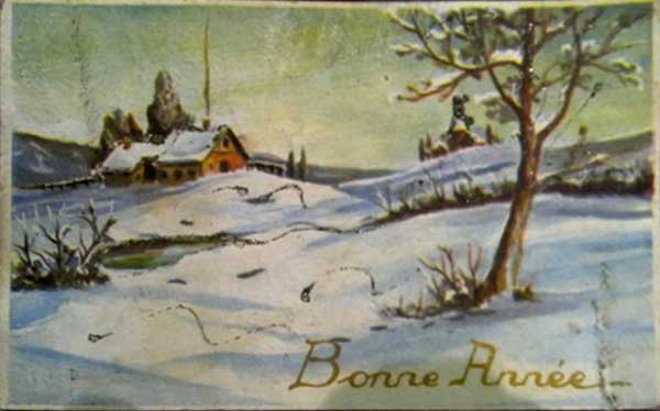 �������� �������� ���
Postal card �Bonne Annee�