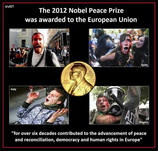 ����������� ������ ���� �� 2012 ���������� ������������ �����
The 2012 Nobel Peace Prize was awarded to the European Union