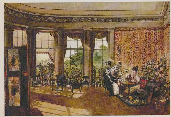 �.�.�������. �������� �������� ������� � �������� ��������
Interior of closed verandah in Yusupov's private residence by Carl I. Collmann