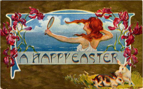 �������� ��. �������. ���������� �����
Postal card �A Happy Easter by T. Bieletto�