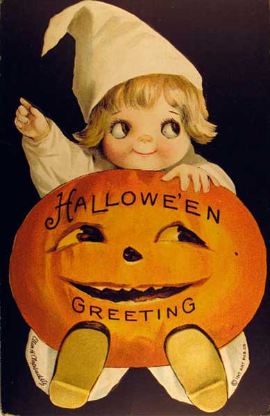 �������� ��. ���������. ������������ � ����������
Postal card �Hallow-e'en Greeting by Ellen Clapsaddle�