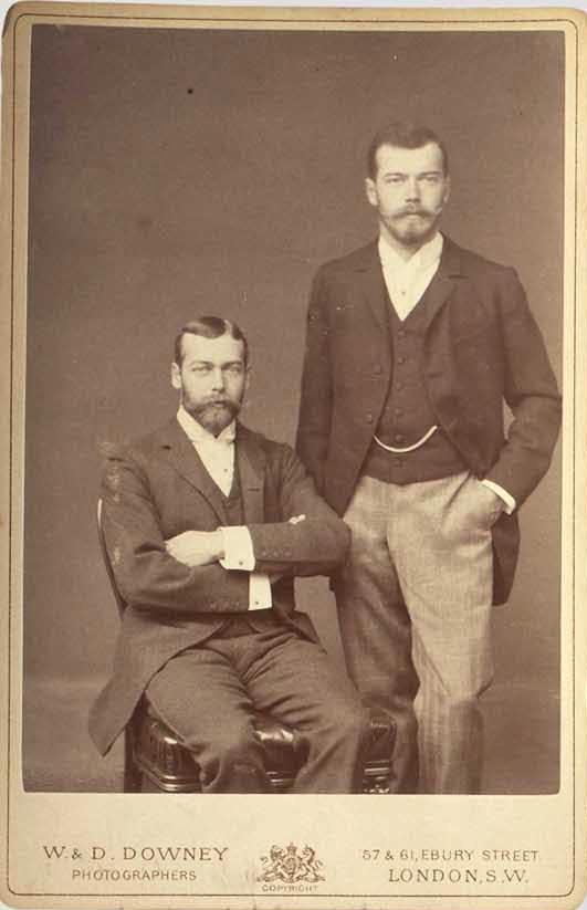 ����� V � ������� II
George V and Nicholas II