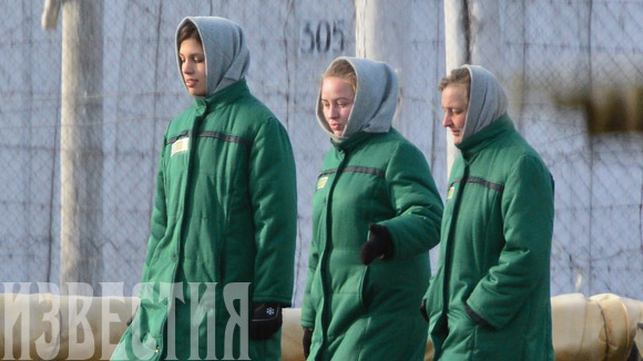 ������� ������������� � �������
Nadezhda Tolokonnikova in prison