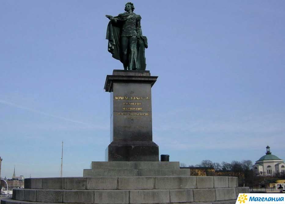 �������� ������� III � ����������
Monument to Gustaf III in Stockholm