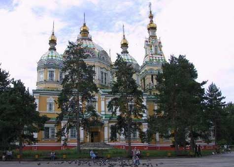 ����� ������������ � ����-���
cathedral of Ascension in Alma-Ata