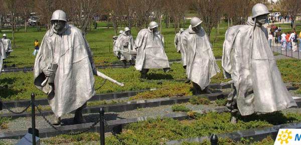 �������� ��������� ����� � ����������
Monument to the Korean war in Washington