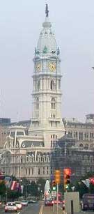 ���� �������� � �����������
Tower watch in Philadelphia