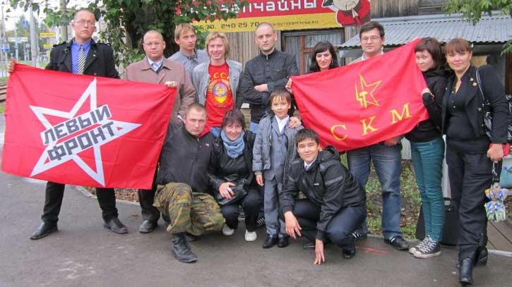 ������� ������ ��������� �� ������������ � �����
Meeting of Sergy Udaltsov with the supporters in Perm