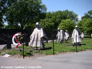 �������� ��������� ����� � ����������
Monument to the Korean war in Washington