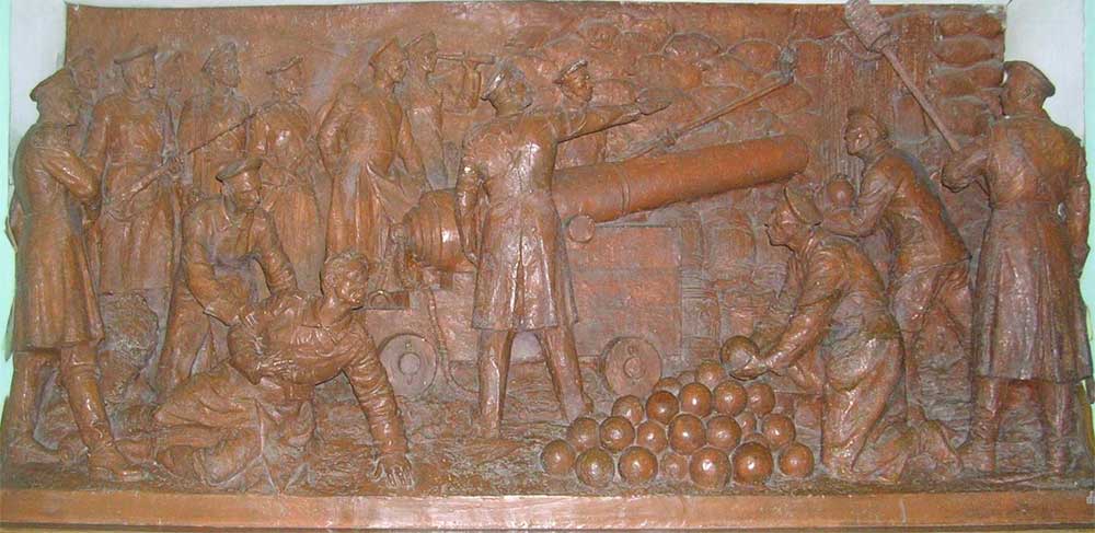 �������� �.�.�������� � �����������
Monument to Paul S. Nakhimov in Sevastopol