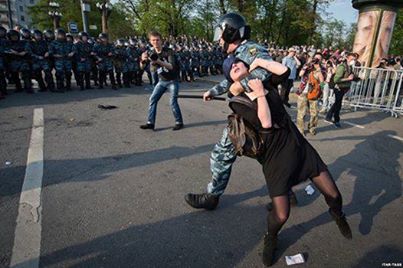 ���������� ���������� ���������
Detention of Alexandra Dukhanina