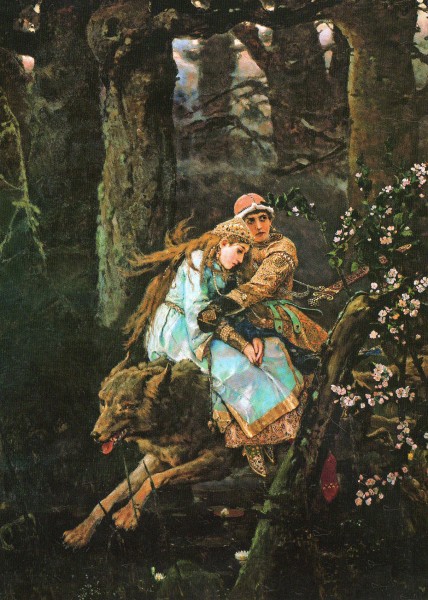 �������� ��.�.��������. ���� ������� �� ����� �����
Postal card �Prince Ivan on the Grey Wolf by Victor M. Vasnetsov�