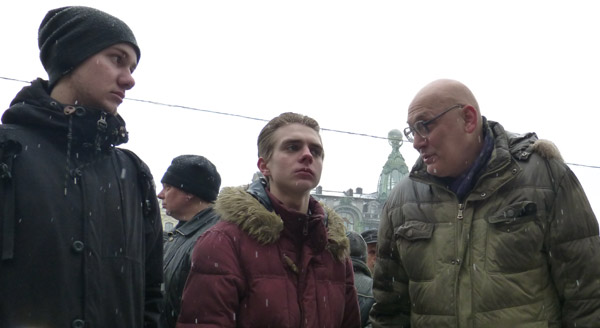15 ����� 2014. �������� ���� ������ �����. ��������� �����������
March 15, 2014. The meeting of the people against war. The participants of action
