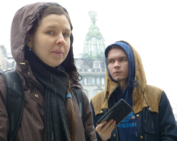15 ����� 2014. �������� ���� ������ �����. ��������� �����������
March 15, 2014. The meeting of the people against war. The participants of action