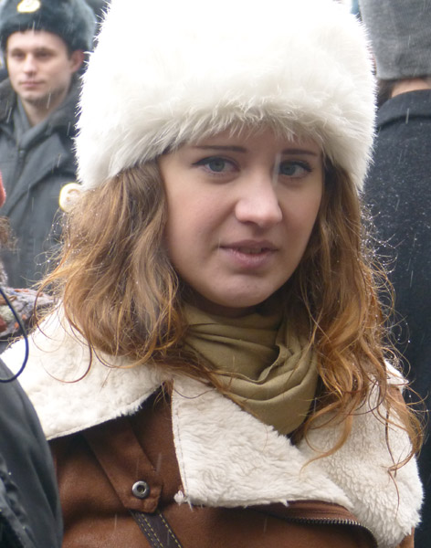 15 ����� 2014. �������� ���� ������ �����. ��������� �����������
March 15, 2014. The meeting of the people against war. The participants of action