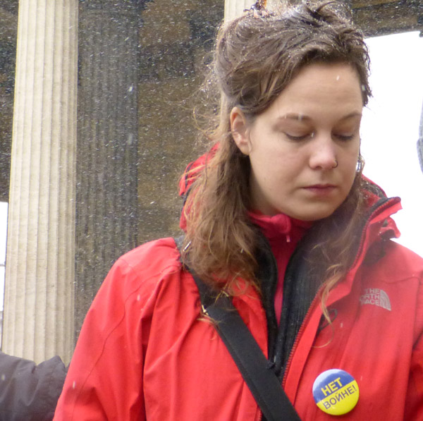 15 ����� 2014. �������� ���� ������ �����. ��� �����
March 15, 2014. The meeting of the people against war. No war