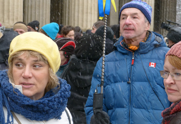 15 ����� 2014. �������� ���� ������ �����. �������� � �����������
March 15, 2014. The meeting of the people against war. The reporting from action