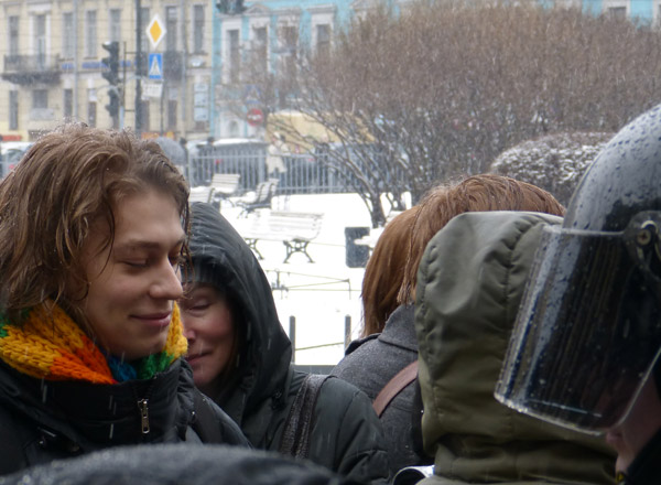15 ����� 2014. �������� ���� ������ �����. ���� ��������� ��������
March 15, 2014. The meeting of the people against war. Faces are some different