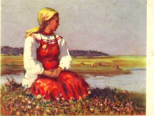 ������� �. � ����
At river by A. Sokolov