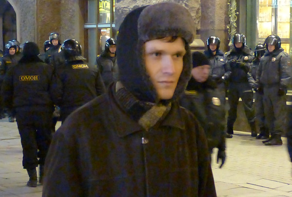 ����� �� ����� �������. ��������� �����������
The action on the Small Sadovaya street. The participants of action