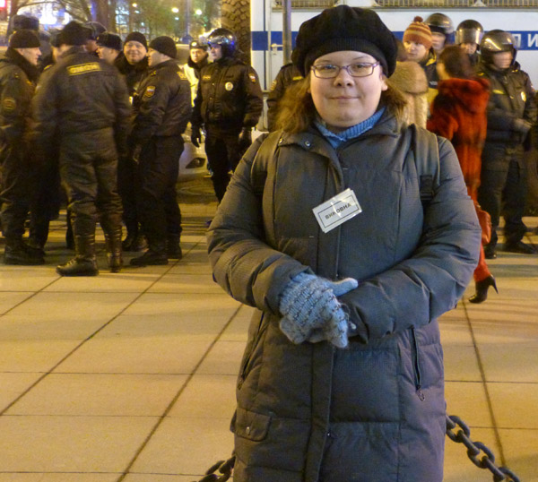����� �� ����� �������. ��������� �����������
The action on the Small Sadovaya street. The participants of action