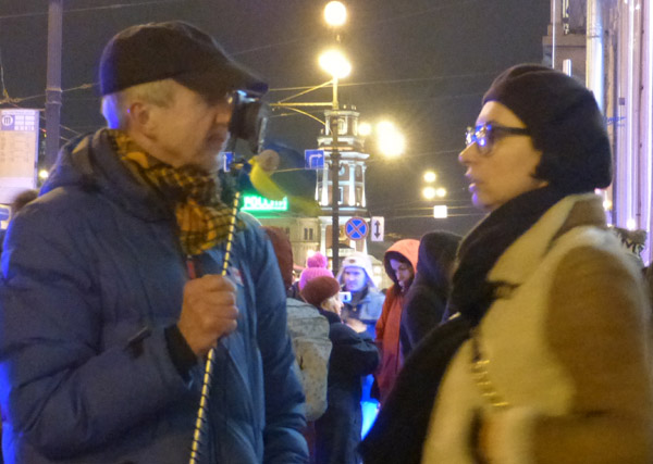 ����� �� ����� �������. ��������� �����������
The action on the Small Sadovaya street. The participants of action