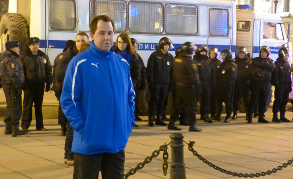 ����� �� ����� �������. ��������� �����������
The action on the Small Sadovaya street. The participants of action
