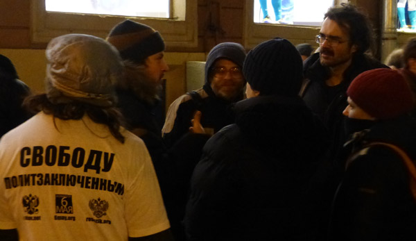 ����� �� ����� �������. ������� ����������������
The action on the Small Sadovaya street. Free the political prisoners