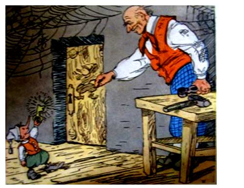 �������� ��. ���������. ������� ������ ��� ����������� ��������
Postal card �Gold key or Adventure of Buratino by A. Kanevsky�
