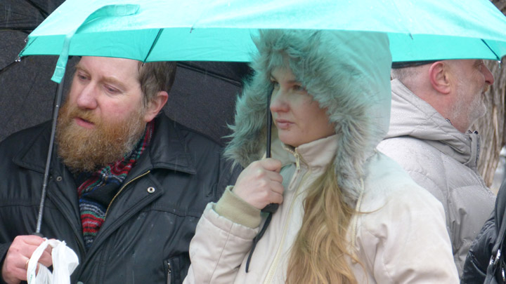 ������ � ������ ������������ ��������� ����������� �����. 
The meeting in protection of federal monument �Nikolsky arcades�. 
