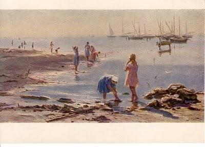 �������� ��������� �. ���� � ����
Postal card �Z. Zatsepina. Morning at the sea�