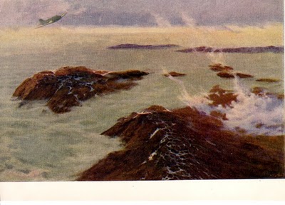 �������� ������ �. ��� �������� ������� ���������
Postal card �I. Ruban. Above the mists of Wrangel Island�