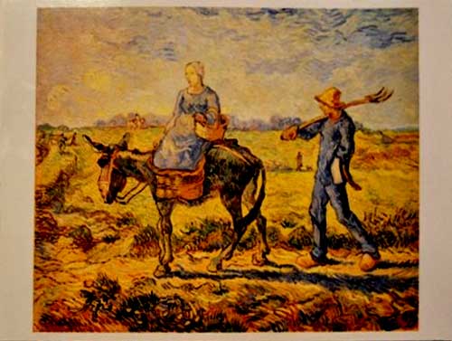�������� �������� ��� ���. ����. ����������� �� ������
Postal card �Morning. Departure to work by Vincent van Gogh�
