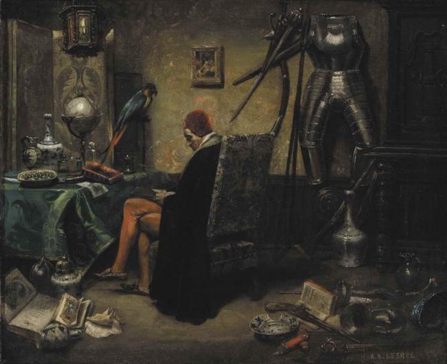 �.�.�������. ������������
The collector by Adolphe A. Lesrel